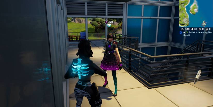 Fortnite NPC Evie Location