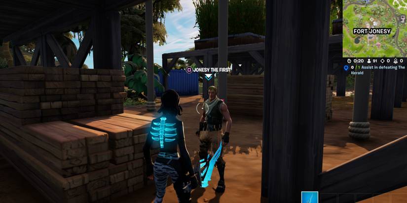 Fortnite NPC Jonesy the First Location