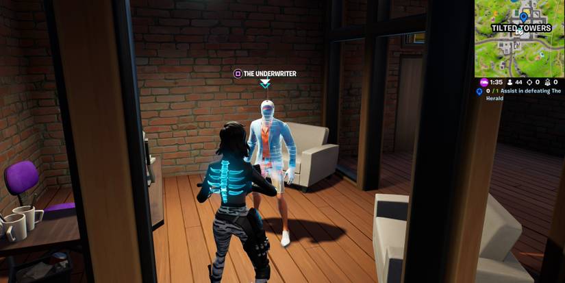 Fortnite NPC The Underwriter Location