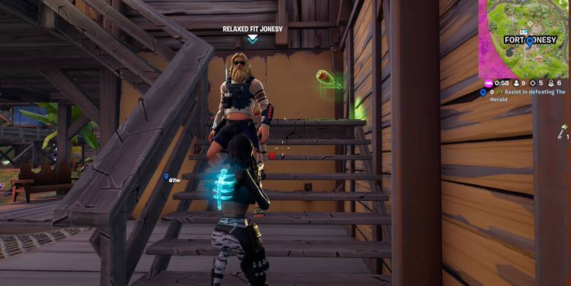Fortnite NPC Relaxed Fit Jonesy Location