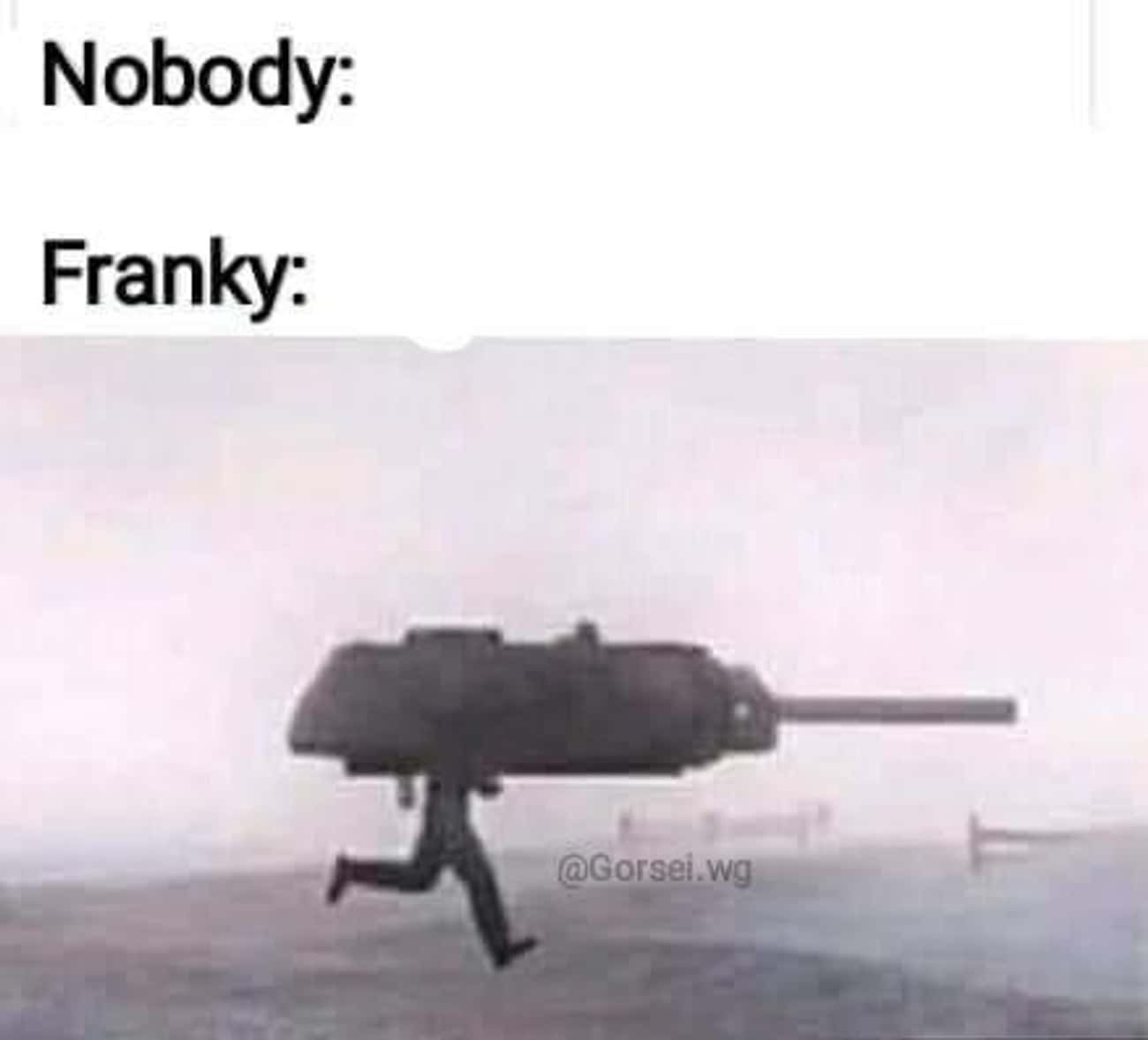 Franky Is A Walking Tank