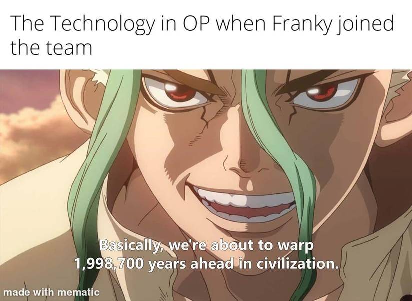 Franky's Usefulness Upon Joining Crew