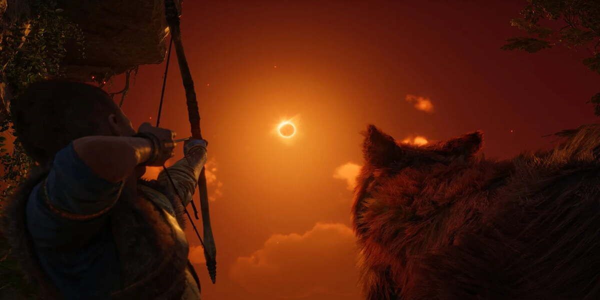 God of War Ragnarok eclipse