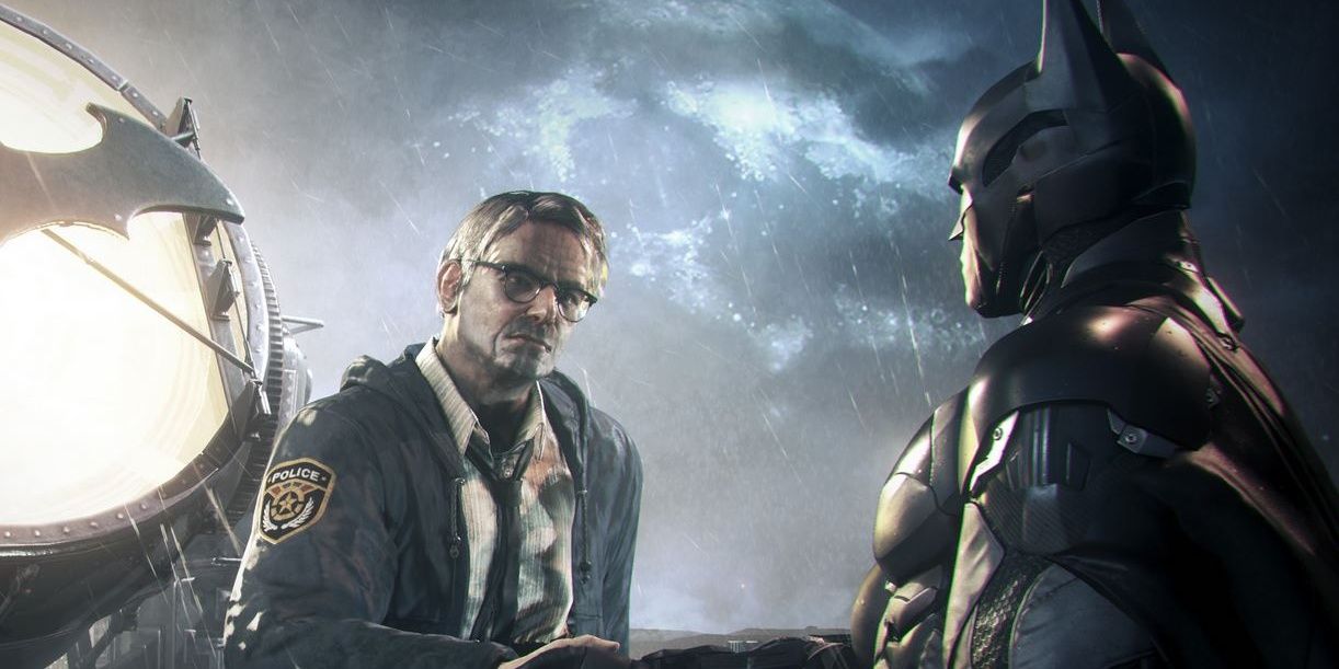 Gordon and Batman in Arkham Knight