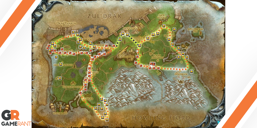 Grizzly Hills Farming Route WotLK