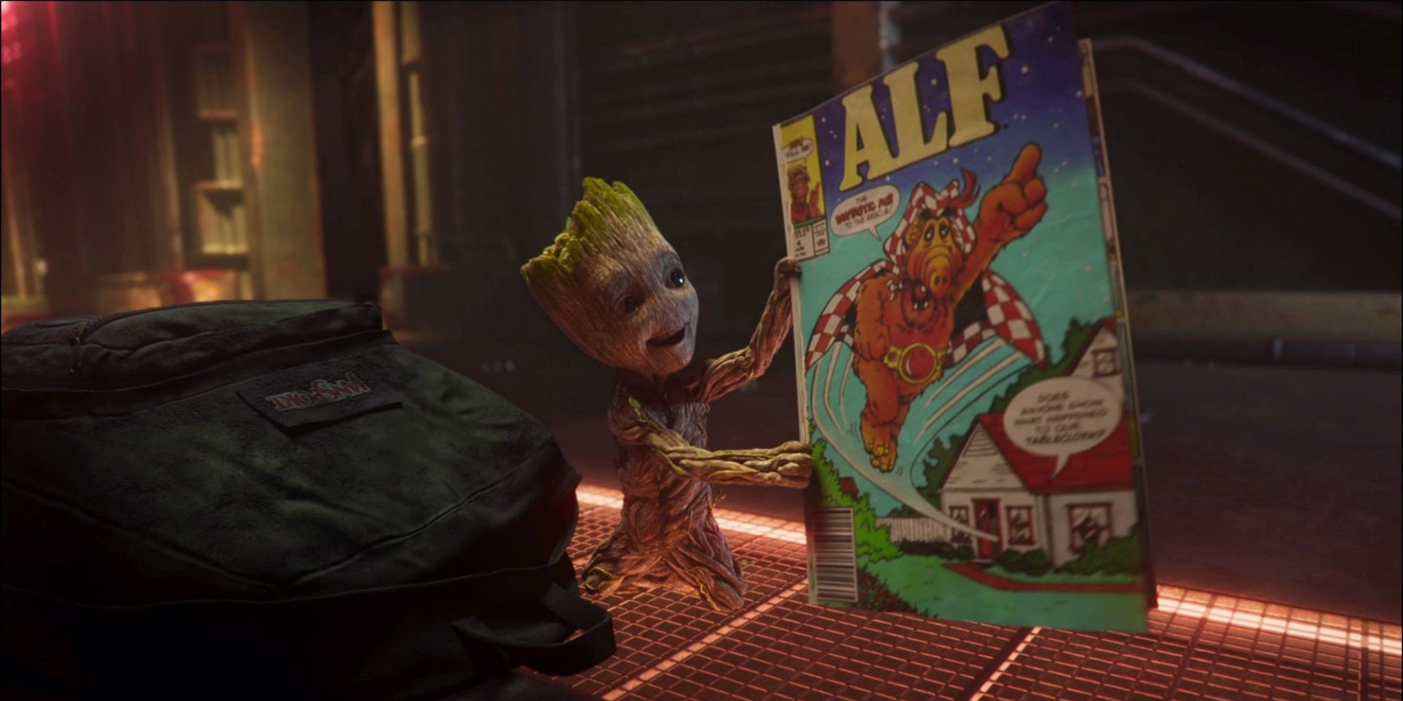 Groot With The Alf Comic