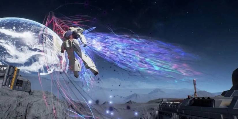 Gundam evolution a gundam using its ultimate 