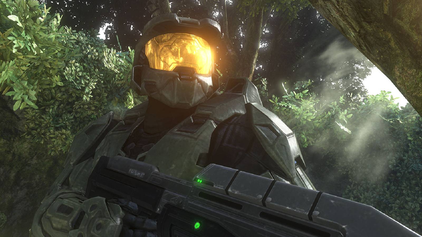 Master Chief in a cutscene from Halo 3