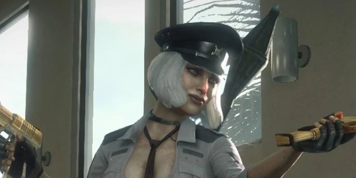 close up of Hilde Schmittendorf from Dead Rising 3