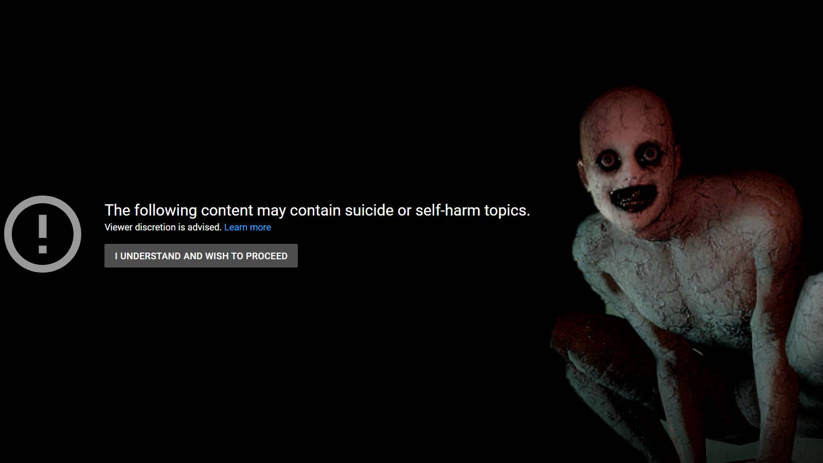 YouTube age restricted screen mortuary assistant demon