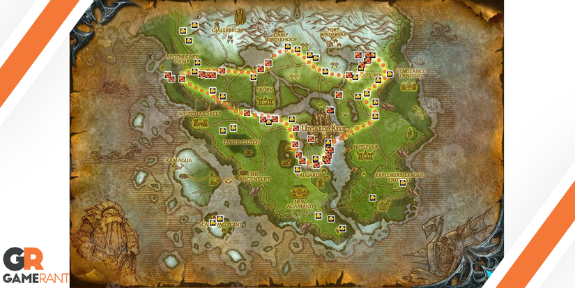 Howling Fjord Farming Route WotLK