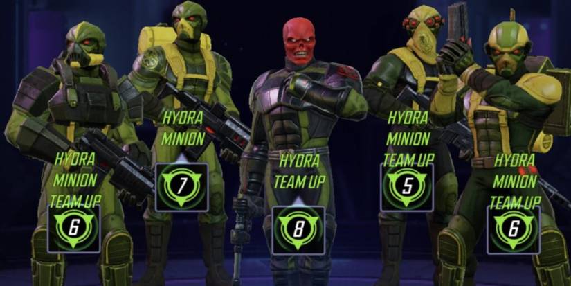 Hyrda Team Marvel Strike Force