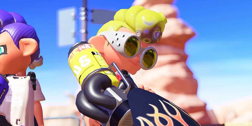 The Ink Tinted Goggles headgear in Splatoon 3