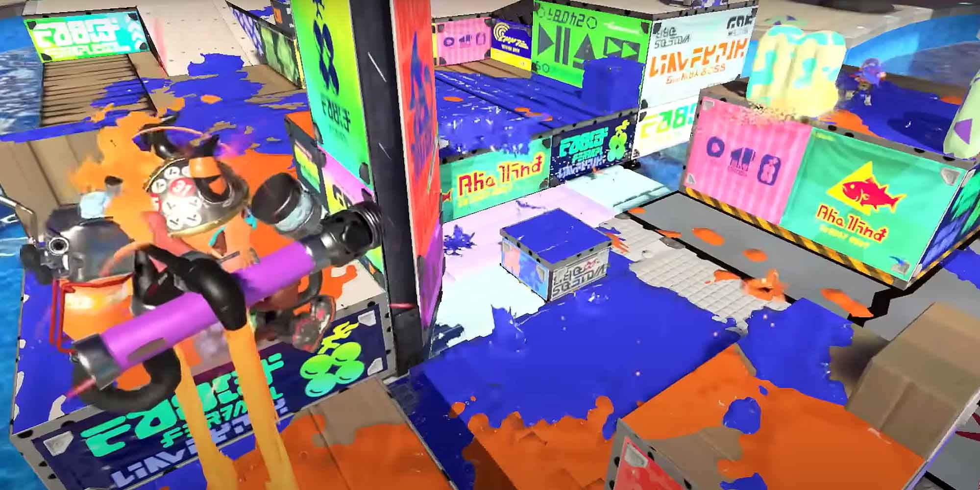 Using the Inkjet to get an aerial view in Splatoon 3