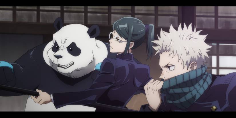 JUJUTSU KAISEN 0 – Maki Inumaki and Panda