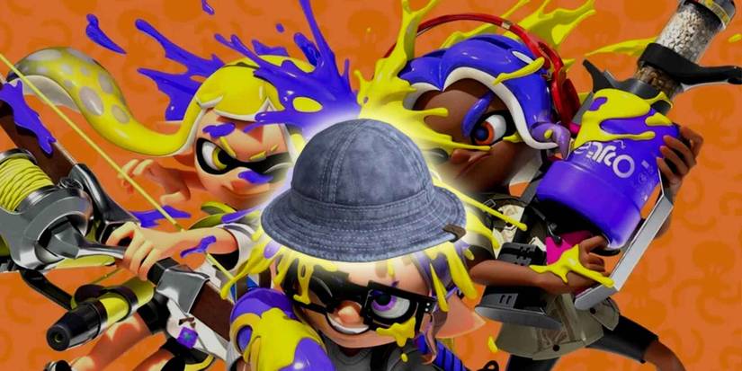 The Jean Dream Bucket headgear in Splatoon 3