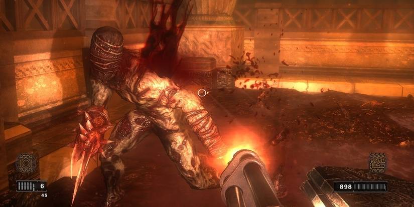 Jericho Game combat with demon