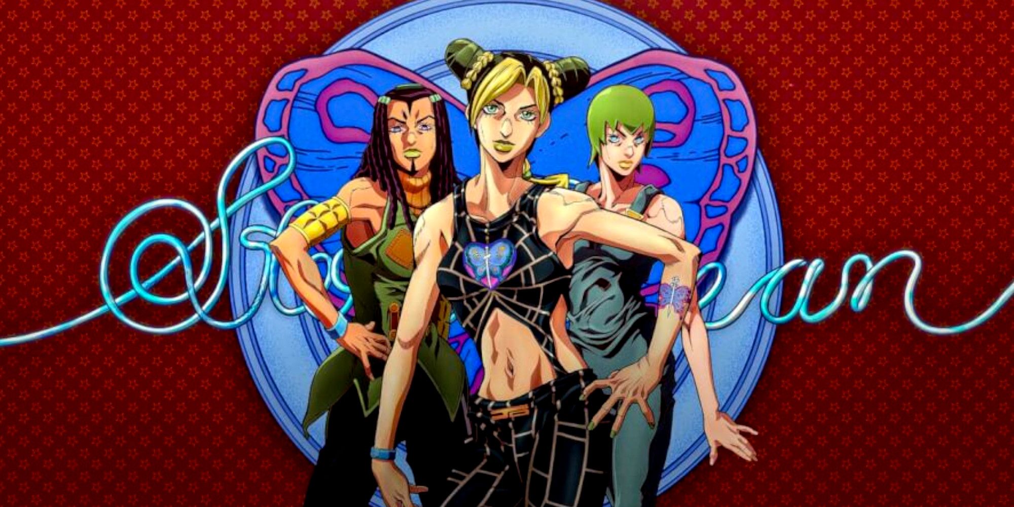 JoJo's Bizarre Adventure: Stone Ocean Jolyne Cujou's allies Ermes F.F. Foo Fighters Netflix