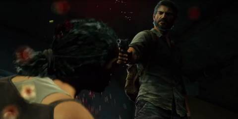 Joel shooting Marlene in The Last of Us