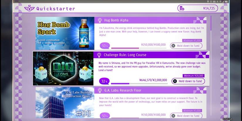 Judgment Fast SP- Quickstarter Hug Bomb