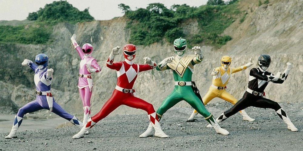 6 colorful superheroes from Kyōryū Sentai Zyuranger