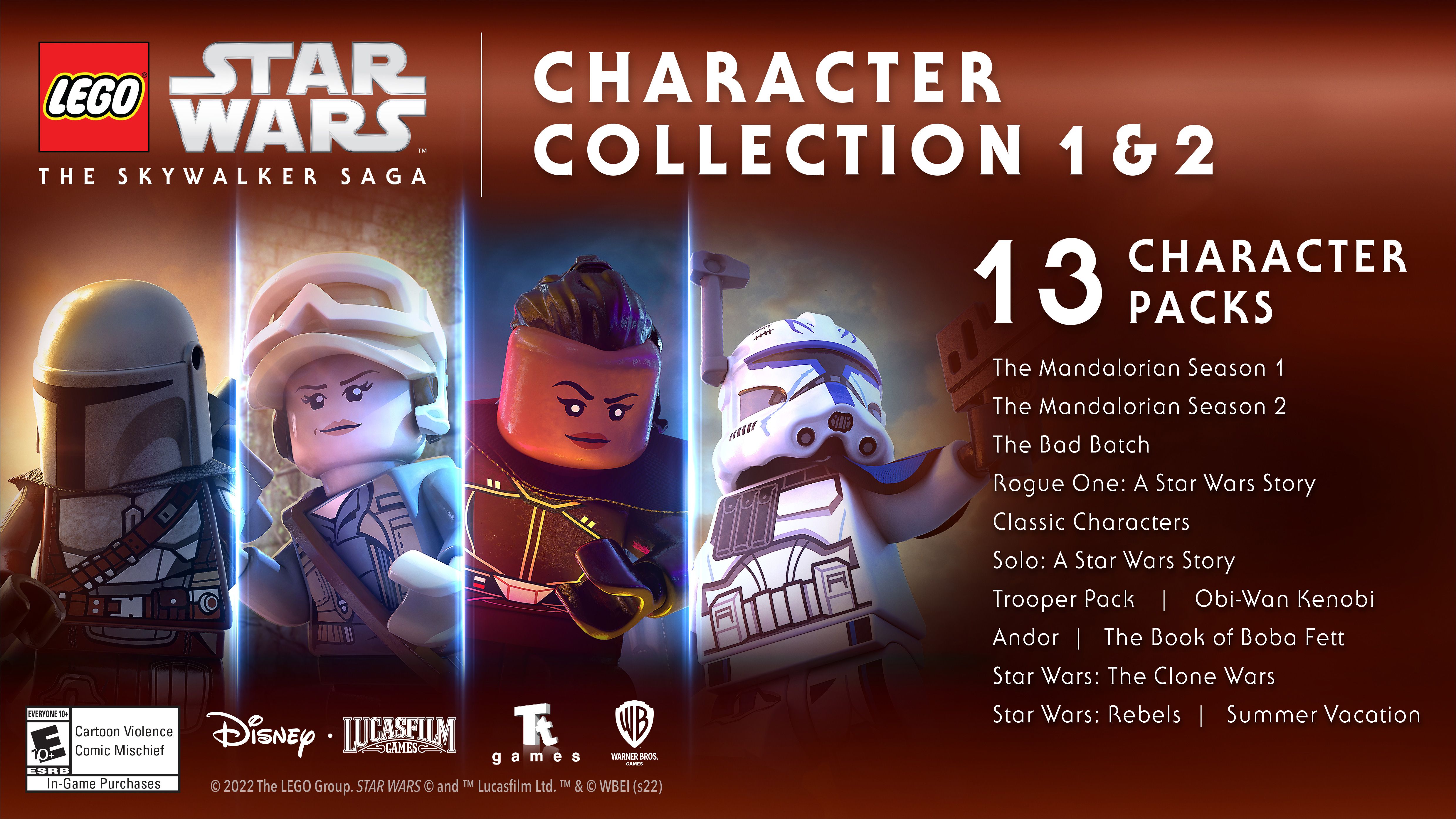 LEGO Star Wars Skywalker Saga Galactic Edition All Character Packs