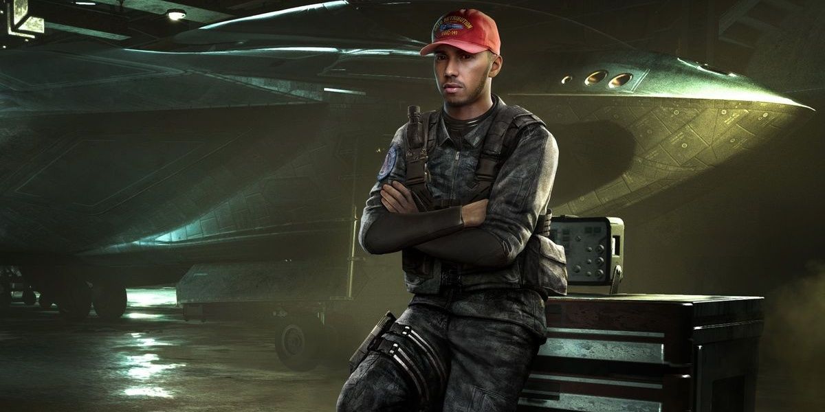 Lewis Hamilton in Call Of Duty Infinite Warfare