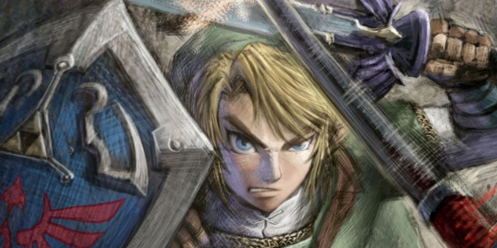 Legend of Zelda Twilight Princess Link fighting 