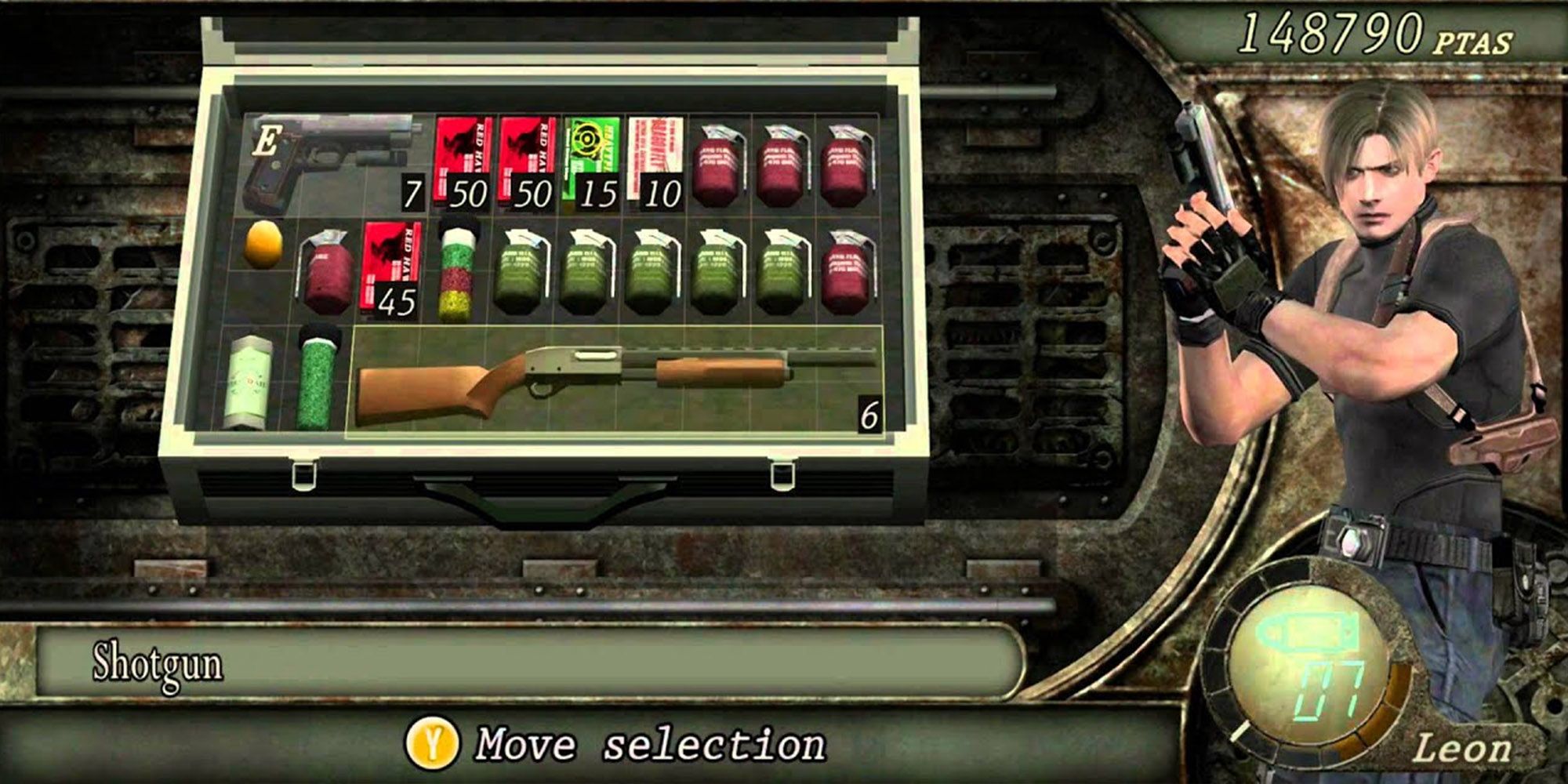 Looking At The Attache Case In Resident Evil 4