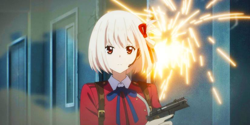 Lycoris Recoil Chisato Gun Evade