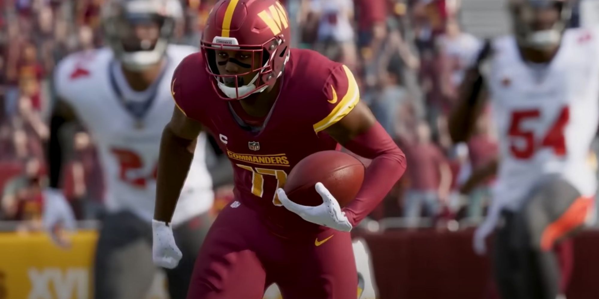 Madden NFL 23 Catch a run with the commanders