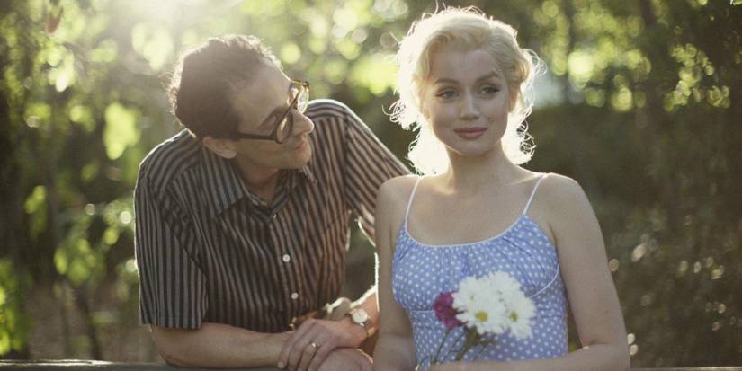 Marilyn Monroe and Arthur Miller in Blonde