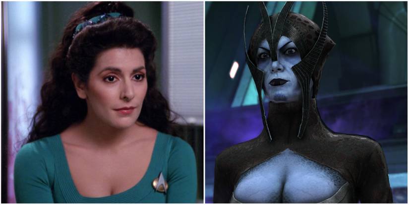 Marina Sirtis in Star Trek: The Next Generation and Mass Effect