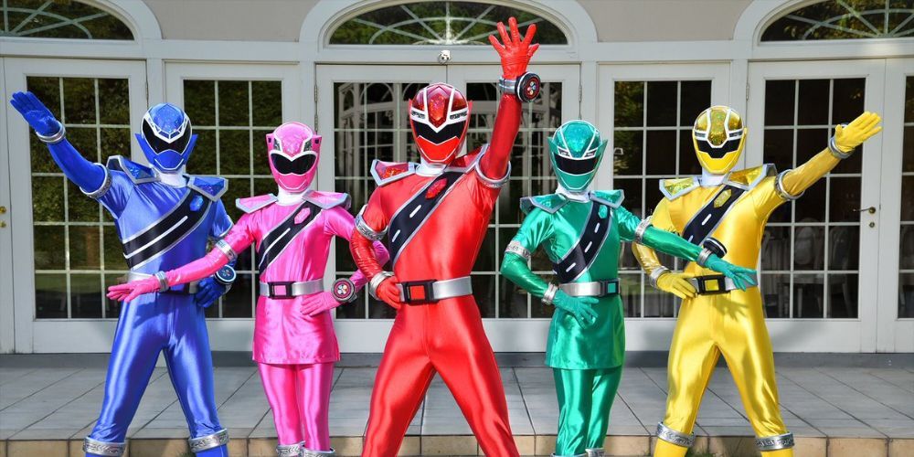 5 colorful superheroes by Mashin Sentai Kiramager