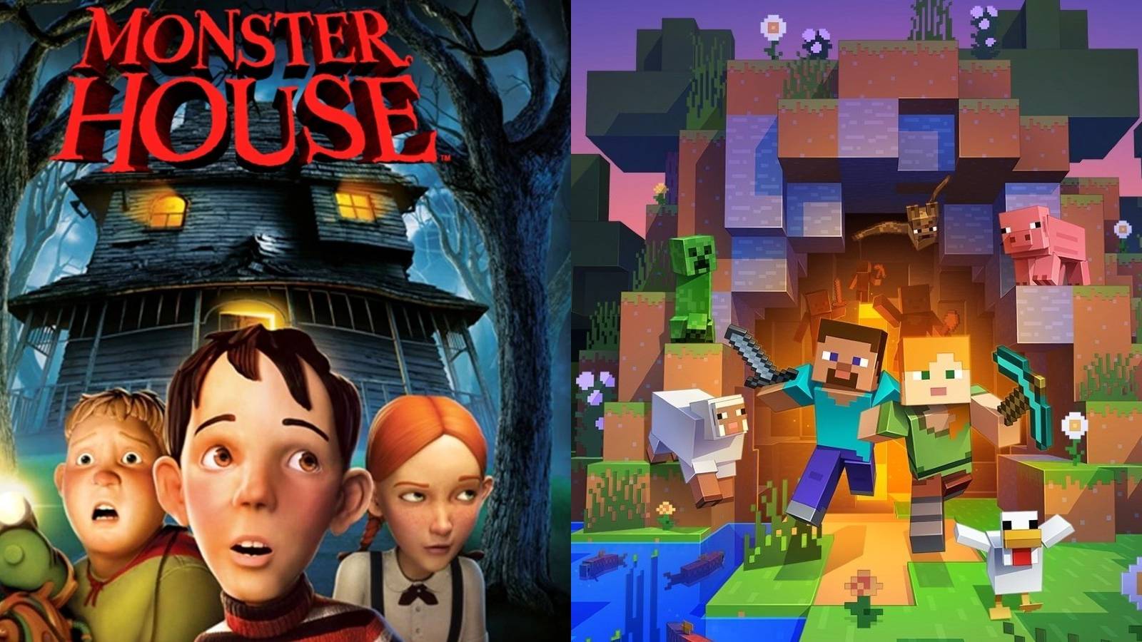 Minecraft Player Shows Off Spectacular Monster House Build