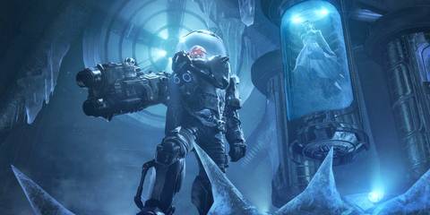 Mr. Freeze and Nora in Batman: Arkham Origins