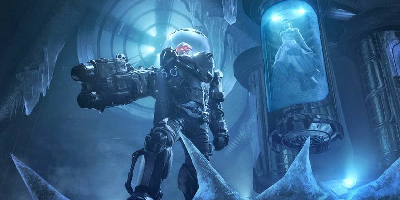 Mr. Freeze and Nora in Batman: Arkham Origins