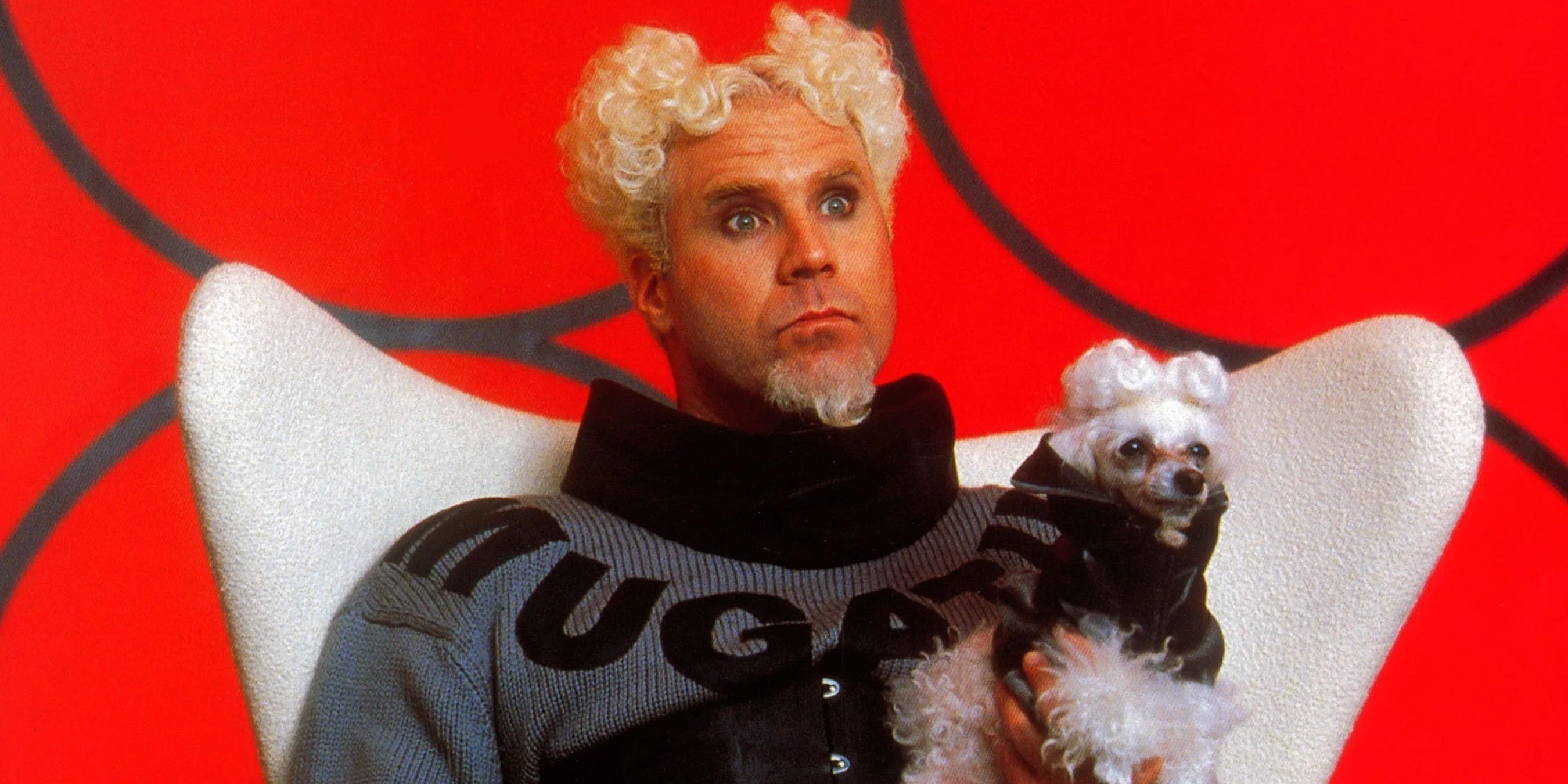 Mugatu with his dog in Zoolander