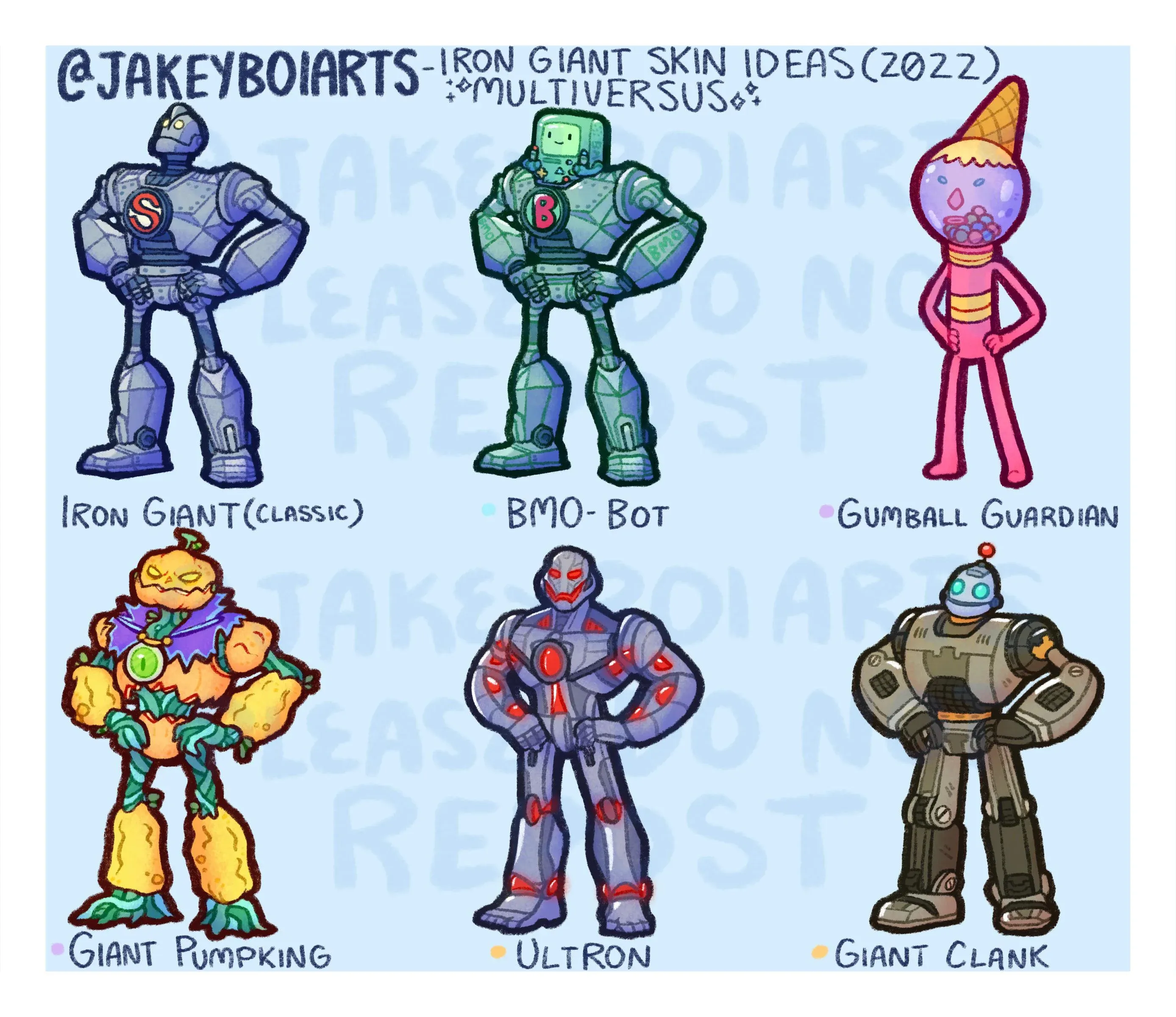 MultiVersus Iron Giant Skins 2