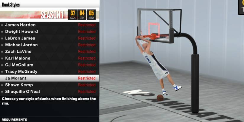 NBA 2K23 Best 6'5" Dunk Ja Morant