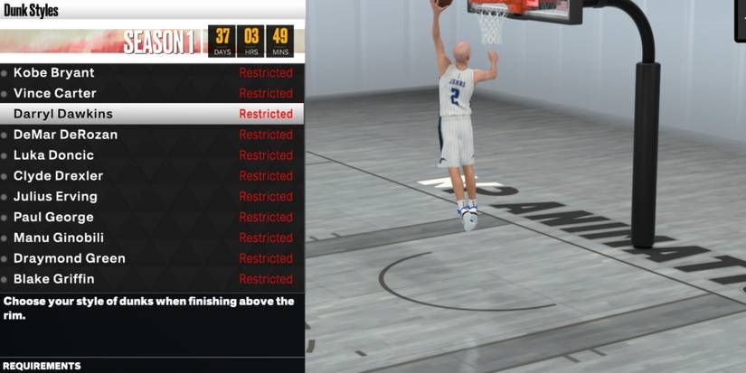 NBA 2K23 Best Big Man Dunk Darryl Dawkins