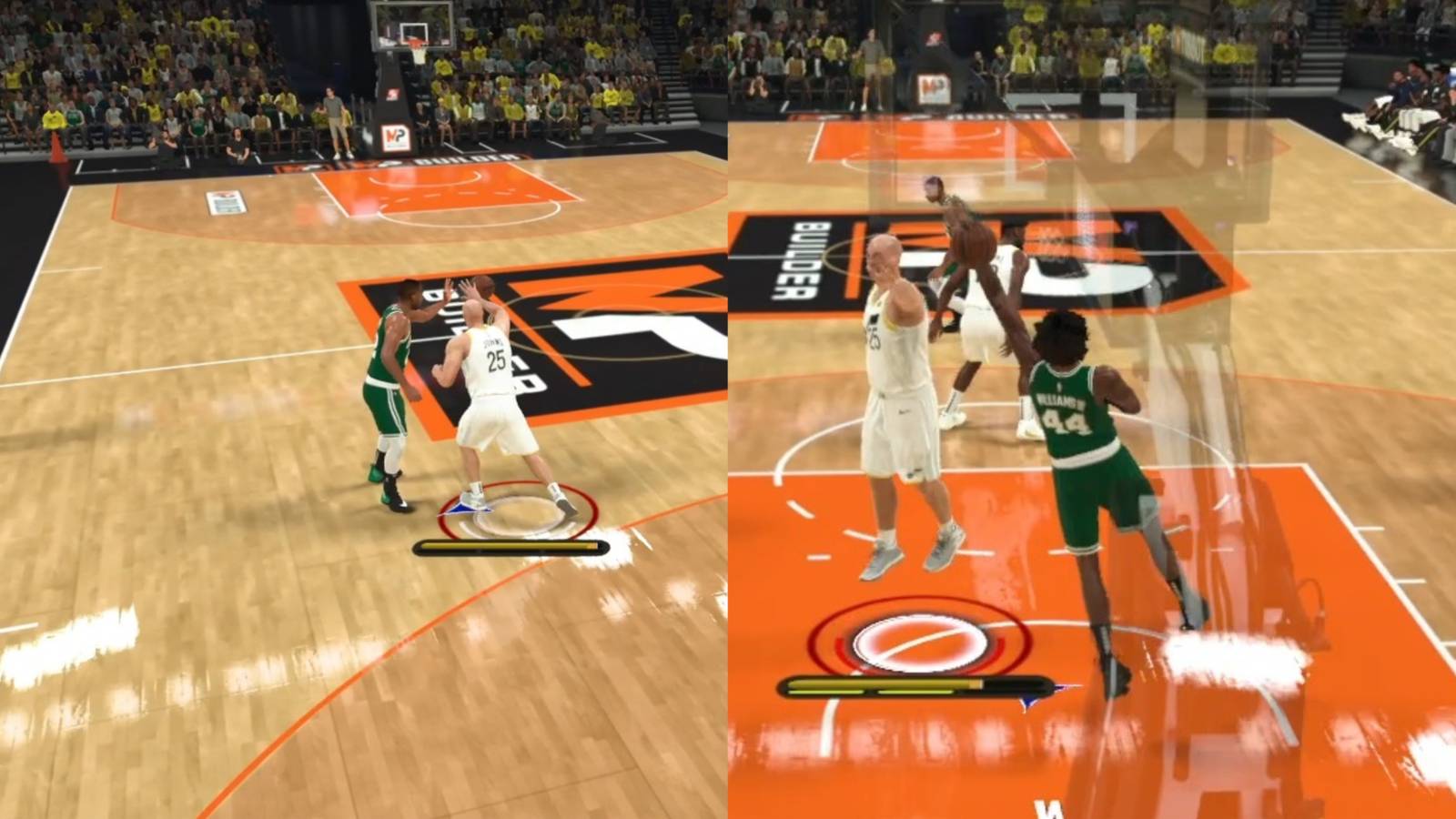 NBA 2K23 Best Defense Rebounding Badges Collage