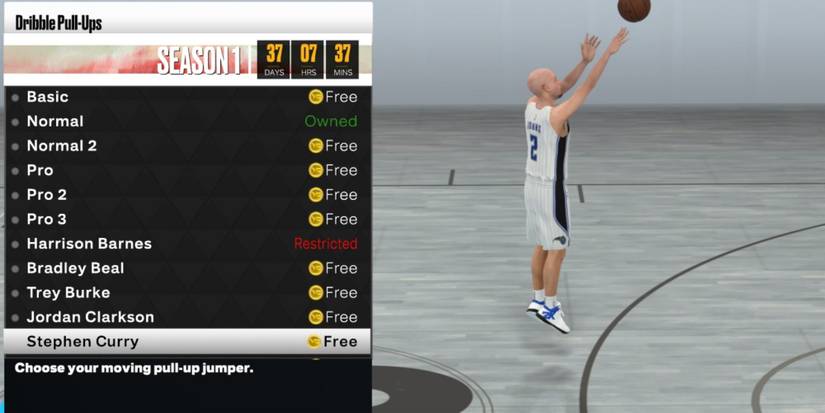 NBA 2K23 Best Dribble Pull-Up Stephen Curry