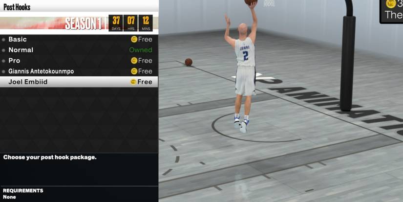 NBA 2K23 Best Post Hook Joel Embiid