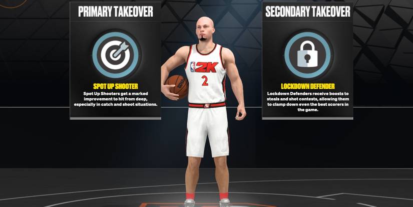 NBA 2K23 Best Shooting Guard Build Takeovers