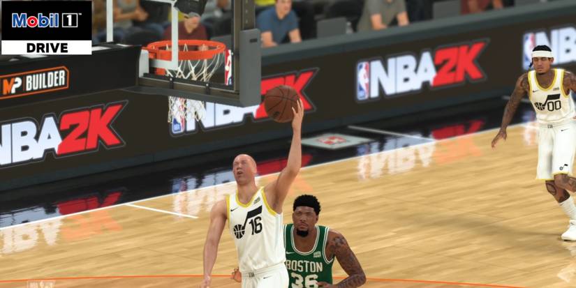 NBA 2K23 Hitting A Layup On A Highlight Reel