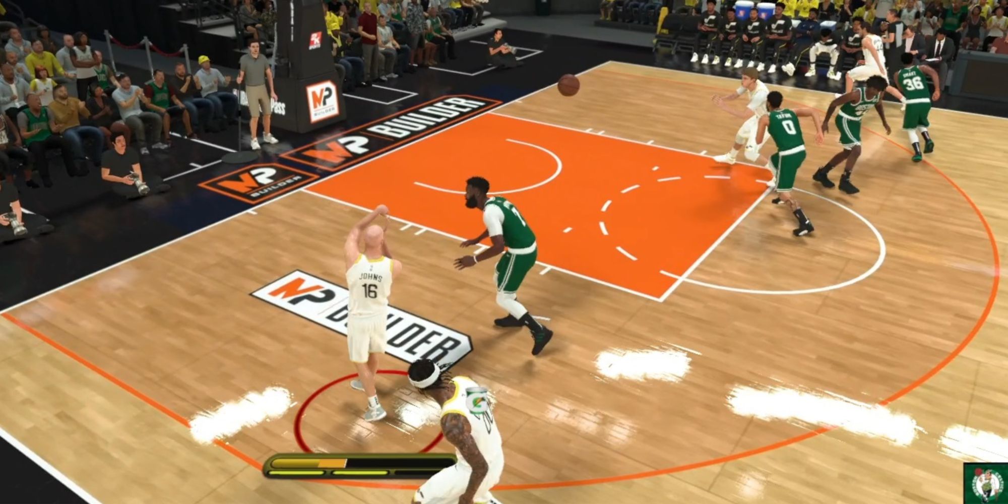 NBA 2K23 Passing To The Open Man On A Drive