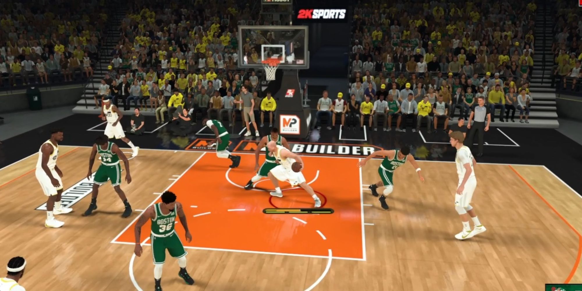 NBA 2K23 Posting Up By The Rim