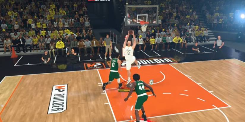 NBA 2K23 Slashing For A Dunk
