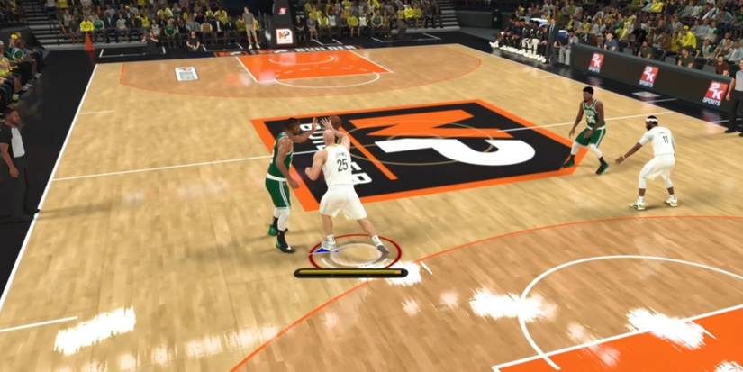 NBA 2K23 Stealing A Pass On The Exterior